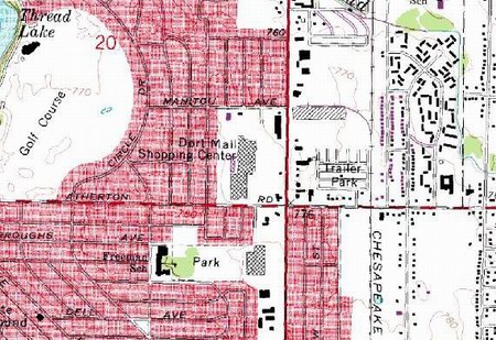 Dort-Eastside Drive-In Theatre - Topo (newer photo)